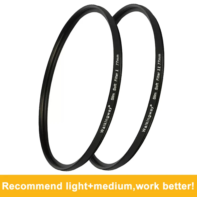 Soft Focus Cinematografisch Effect Walking Way Black Mist Filter 1/8 - 49 Mm Soft Focus Filter | Voor Cinematografisch Effect In Video & Fotografie Soft Focus Filter 49mm