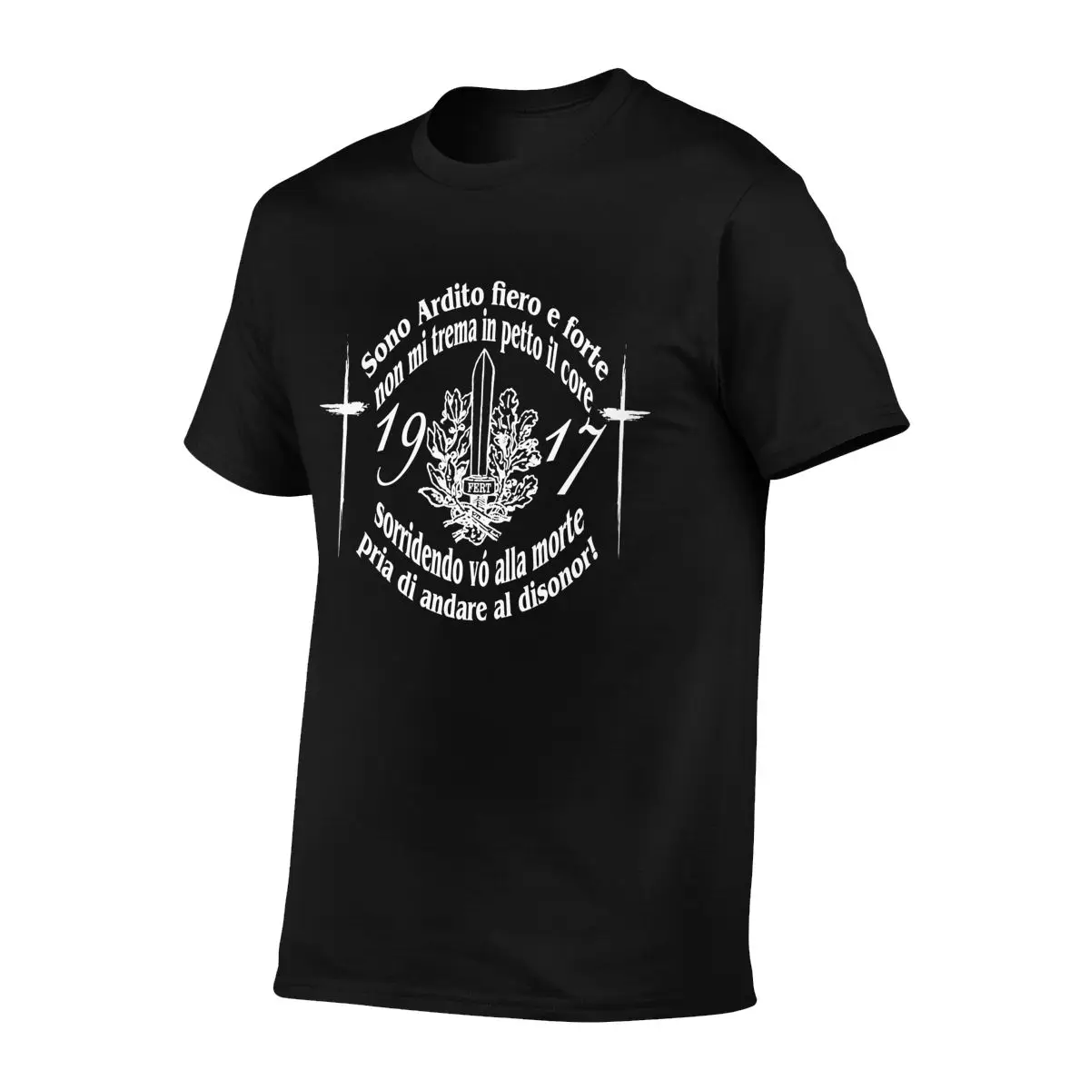 Maglia Arditi Prima Guerra Mondiale Grande Guerra Sorridendo Morte T-shirt Tee Shirt Cotton Best Quality