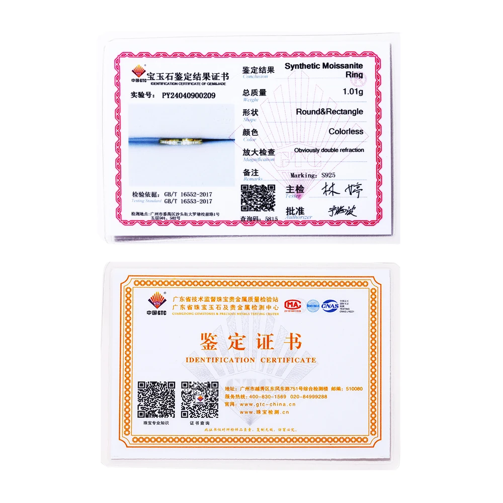 MINTYBOX Excellent Cut New Wedding Band D Color Moissanite Ring for Women 925 Sterling Silver Real Pure 10k 14k 18k Gold Jewelry