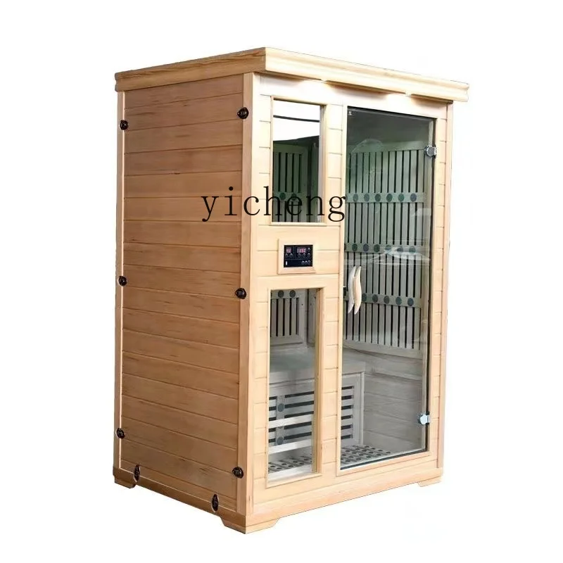 ZF Infrared Sauna Machine Family Sauna Room Home Full Body Sweating Beauty Salon Energy Light Wave Room