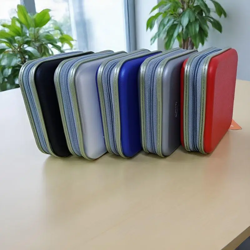 1Pcs CD Sleeve Bag Album Box Cases With Zipper Portable 40 Disc CD DVD Wallet Storage Organizer Case Holder CD Storage Cover