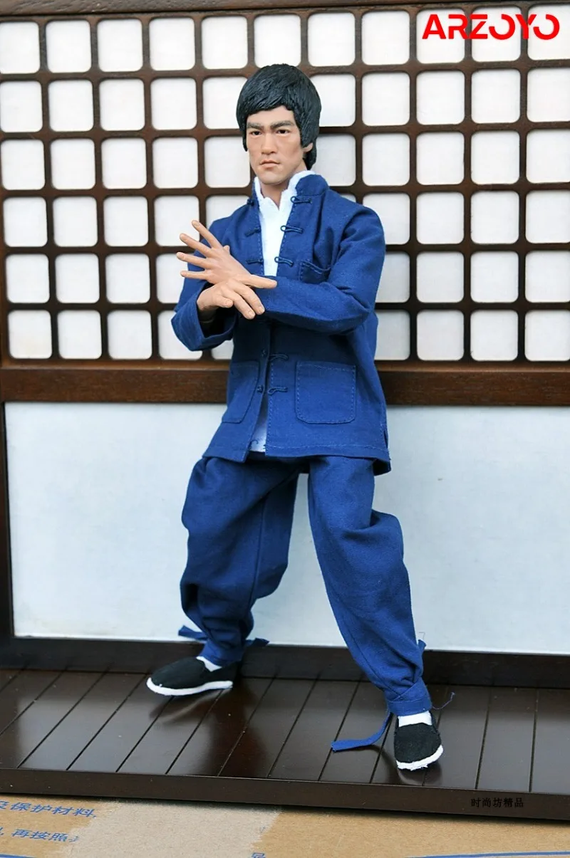 ZYTOYS ZY5051 ZY5045 ZY504 Skala 1/6 Męski Tradycyjny Chiński Strój Kungfu Model Pasujący do Figurki Akcji Żołnierza 12''