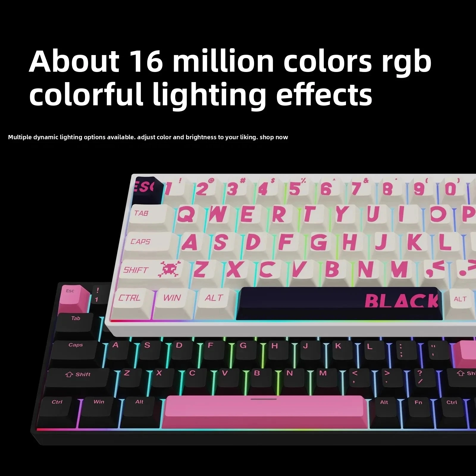 Latenpow looting68PRO Wired Mechanical Keyboard CNC Aluminium Alloy E-sports Keyboard RT 0.01mm RGB Light Hot Swap Customized