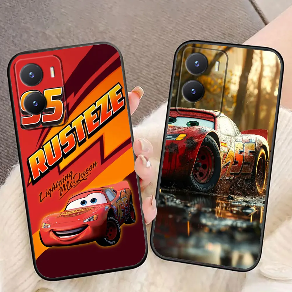 Cartoon Cars Lightning McQueen Phone Case For VIVO S1 V15 V17 V20 V20SE V21 V23 V23E V25 V25E V27 V27E V29 V29E V30 Case Funda