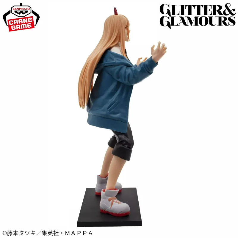 En Stock Original BANDAI BANPRESTO GLITTER & GLAMOURS tronçonneuse homme puissance Anime Figure modèle Collection cadeau d'anniversaire ornements