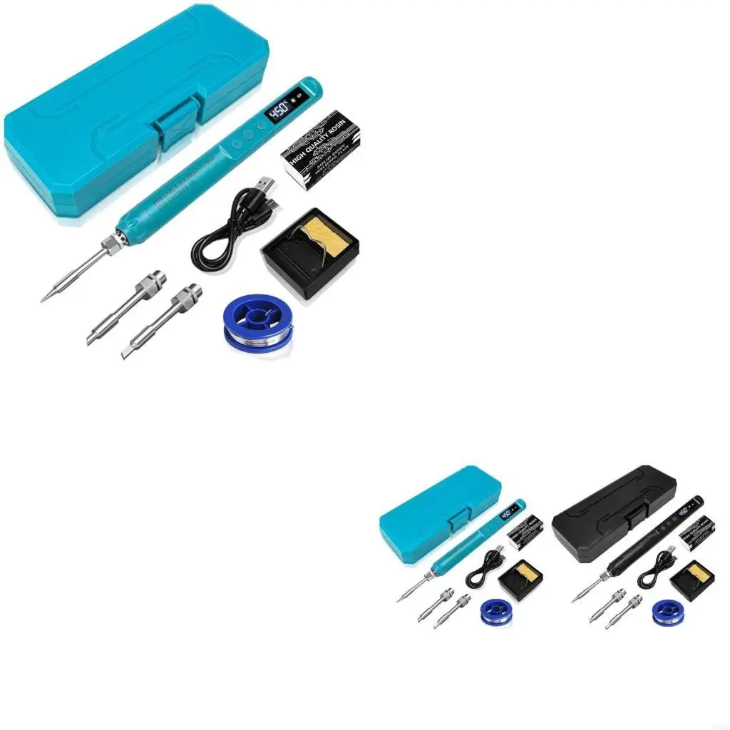 

H58C Electric Soldering Iron USB Adjustable Constant Temperature 200-450℃ Fast Heat Portable Soldering Iron Station
