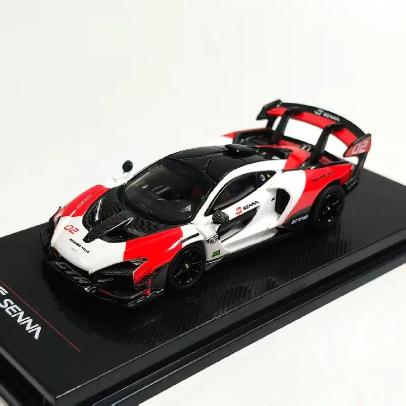CM MODEL 1:64 Scale Senna GTR/720S GT3X Alloy Car Model Collection Display Ornament Toy Gift