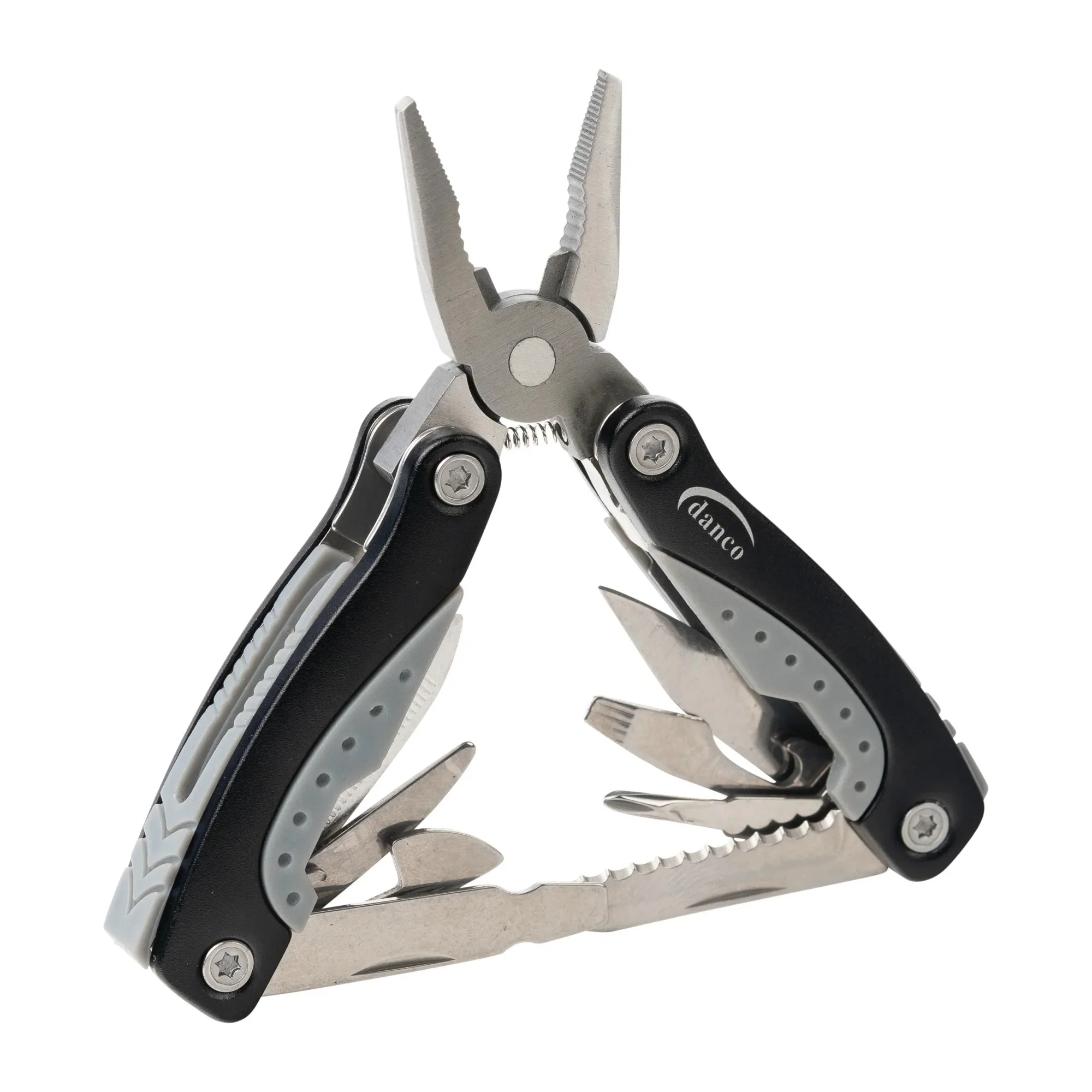 Danco Sports Stainless Steel 4.5in 10 in 1 Corrosion Resistant Finish Multi Tool utility knife
