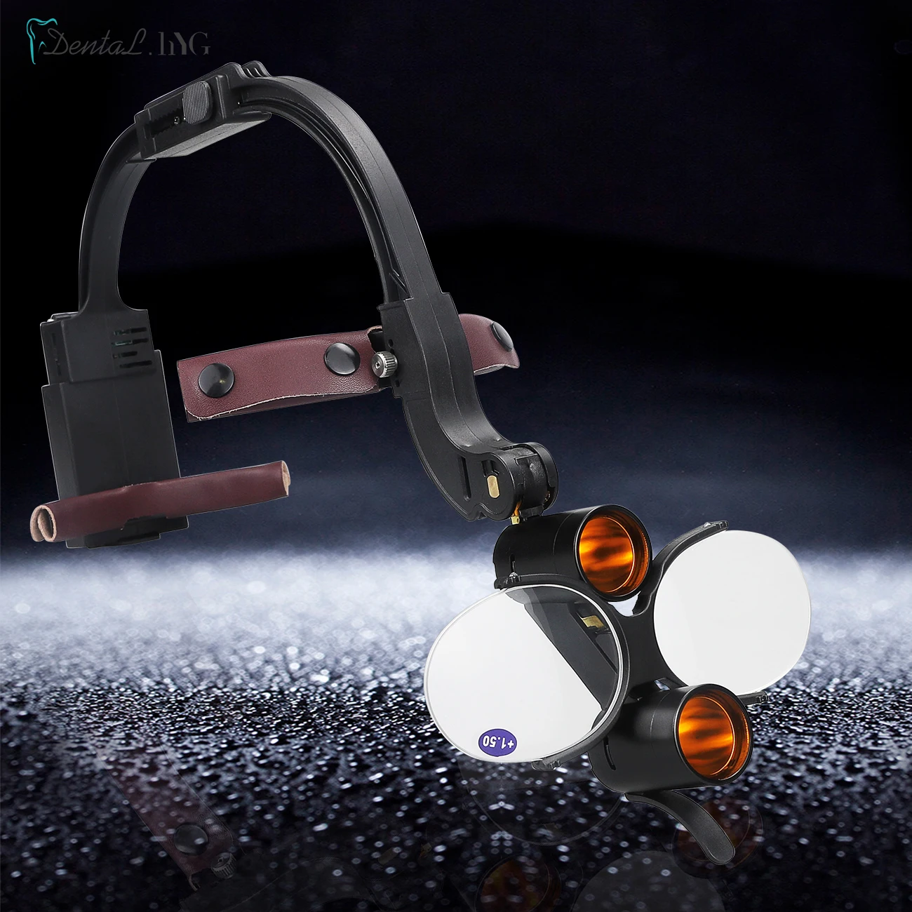 Dental LED Headlight Binocular Loupes  2.5X/3.5X Headband Ajustable 5W Dentist Surgical Headlamp Dentistry Magnifier