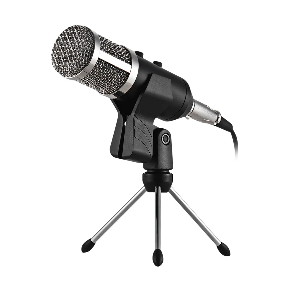 

Professional Condenser Microphone Studio Recording Broadcasting Webcast Podcast Mic with Adjustable Angle Locking Knob Foam