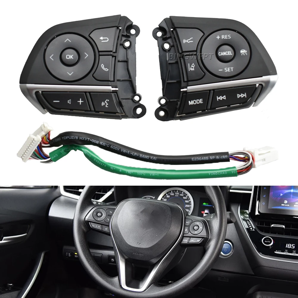 

For Toyota Avalon Camry 2018 2019 Remote Cruise Control Switch Car Steering Wheel Control Buttons