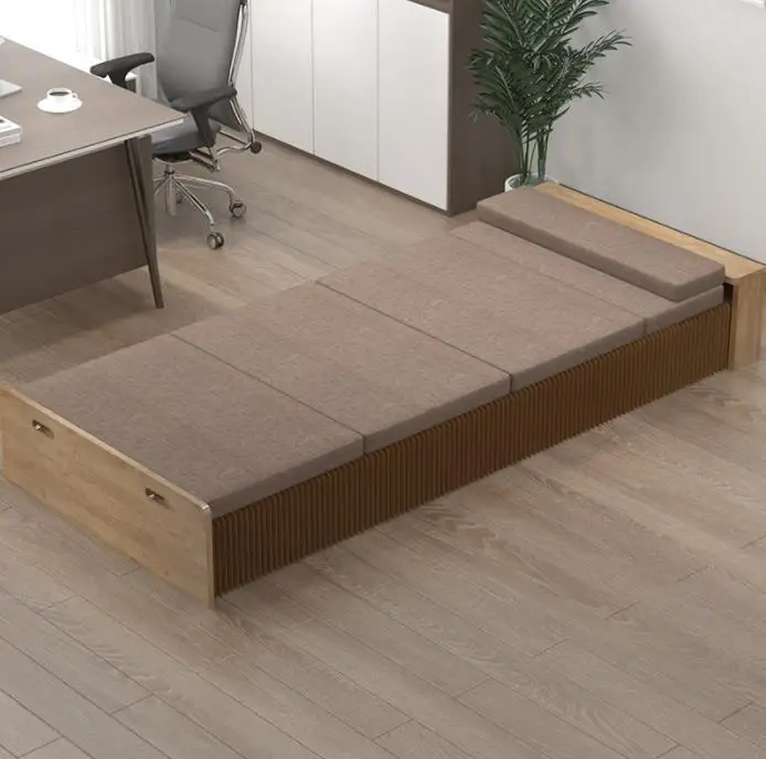Folding bed single multi-functional organ office lunch home retractable portable double - Image 4