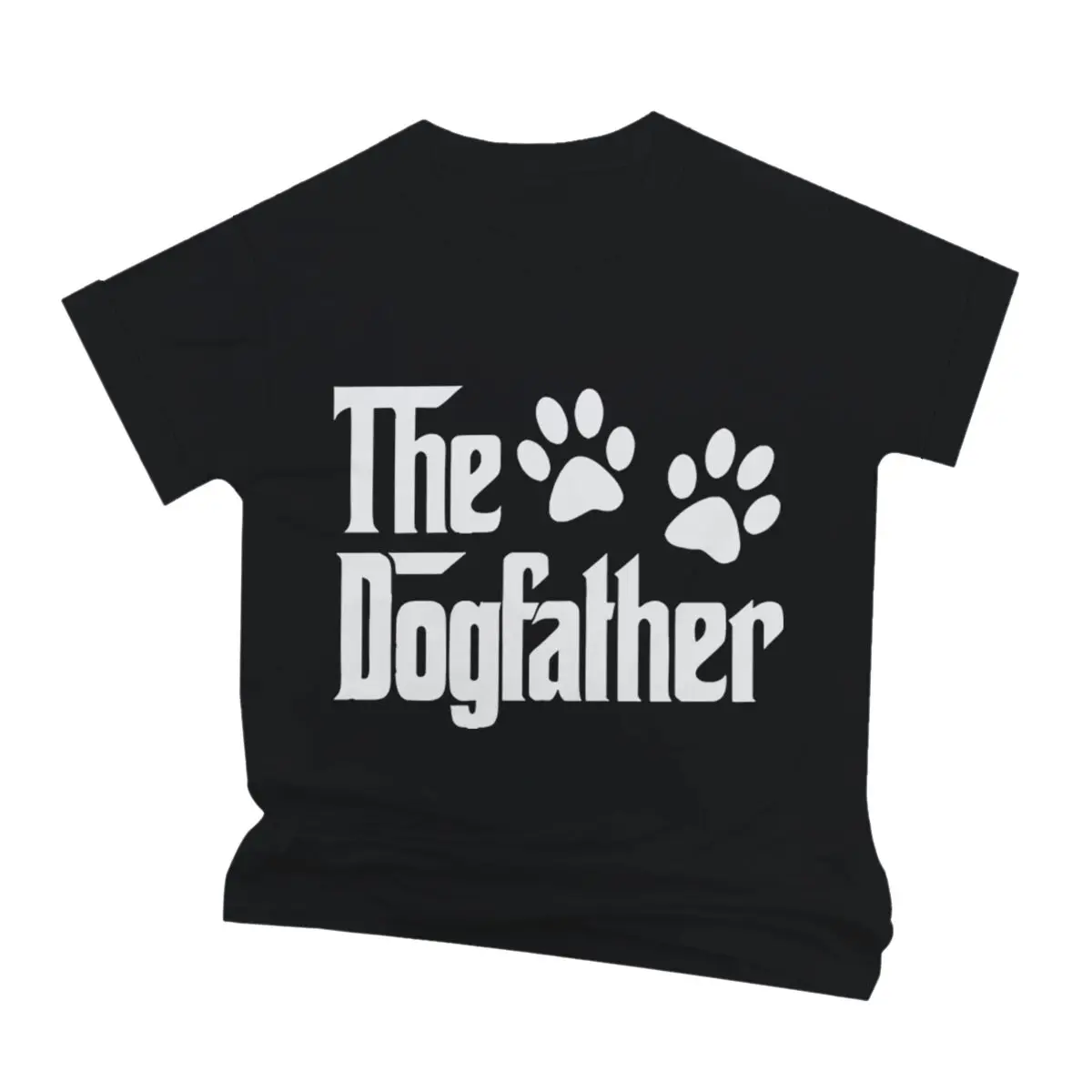 The Dogfather Funny T-Shirt Vintage Luminous Style Father Tee Shirt Cool Dad Graphic T Shirts Best Father's Day Streetwear Gifts