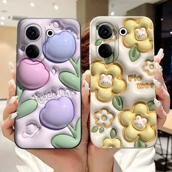 For Tecno Camon 20 Pro CK7n Case Camon 20 Pro 5G Cover Popular Flower Matte Phone Case For Tecno Camon 20 Premier Camon20 Bumper