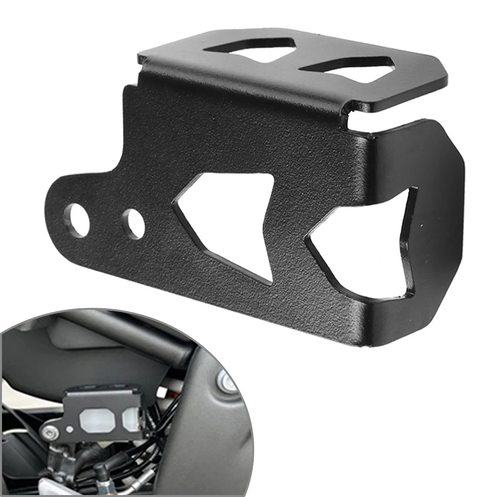 Motorbike Rear Brake Reservoir Guards Cover Protector Aluminium Black For VOGE Valico 525/DSX DS525X