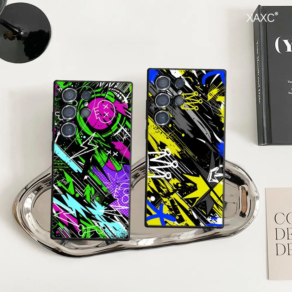 Colorful Urban Graffiti Art Phone Case For Samsung Galaxy A17 16 A15 4G 5G A14 A57 A37 A27 A26 A55 A35 A53 A24 A34 soft Cover