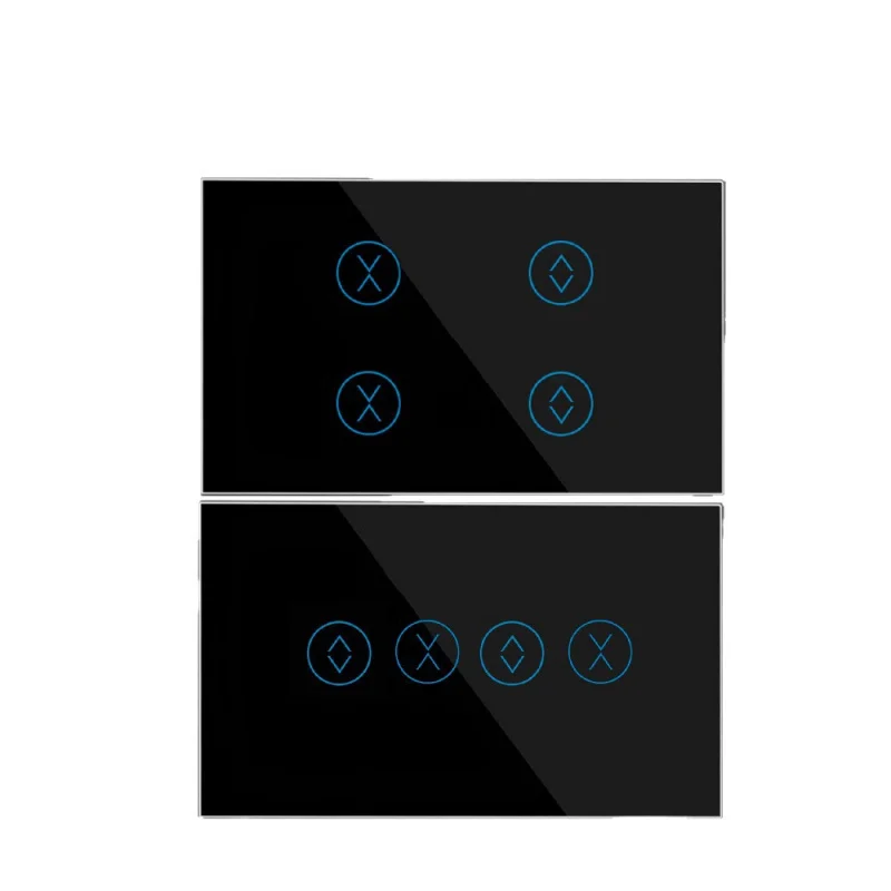 

120 Американский стандарт, умный двойной переключатель для штор, интеллектуальное голосовое управление, WIFIDualный переключатель для штор, поддержка Alexa