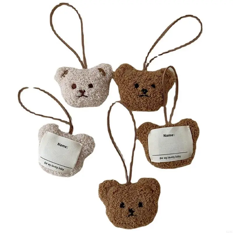 A5YC Mini Plush Bear for Doll Bag Pendant Keyring Charm Backpack Clip Handbag Ornaments for Boys Girls Birthday Decorati