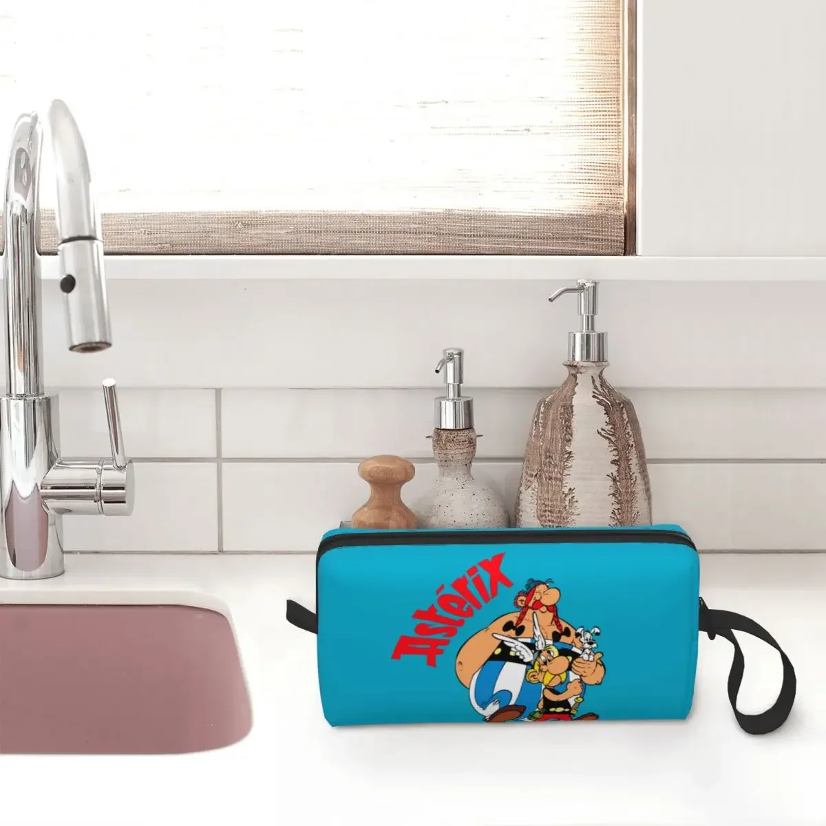 Asterix And Obelix Makeup Bags Asterix le Gaulois Women Cosmetic Bag Stylish Waterproof Makeup Organizer Case