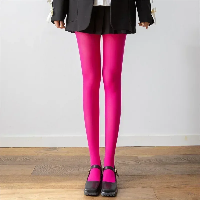 Talenza Damen-Strumpfhose, schmale Strümpfe, Strumpfhosen, superelastisch, große Leggings, rote Damen-Sexy-Strumpfhose, Frühling, Herbst, Winter