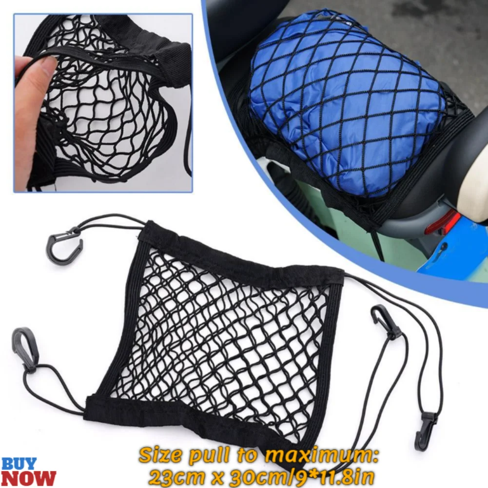 

1/3PCS Universal Motorcycle Storage Bag Motorbike Luggage Net Holder Mesh Storage Organizer Bag Practical And Easy To Use Tool