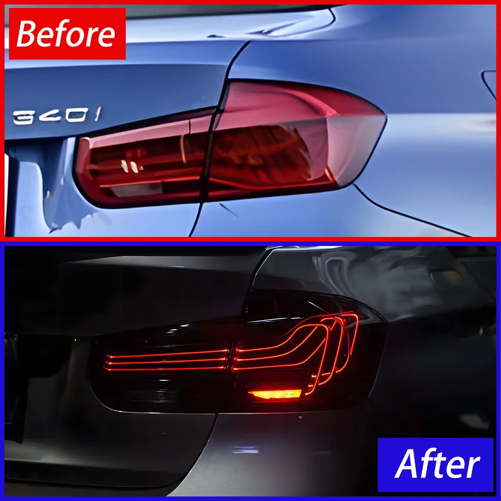For BMW 3 Series F30 F35 318i 320i 325i 330i 2013-2019 LED Car Taillights Assembly Upgrade CLS Laser Taillight Tools Accessories