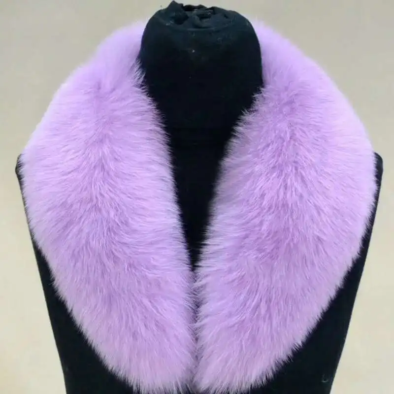 Natural Raccoon Fur Collar Scarf Genuine Fur Scarves Shawl Neck Warmer Fur Square Collar Women Long Scarf Winter Fox Fur collar