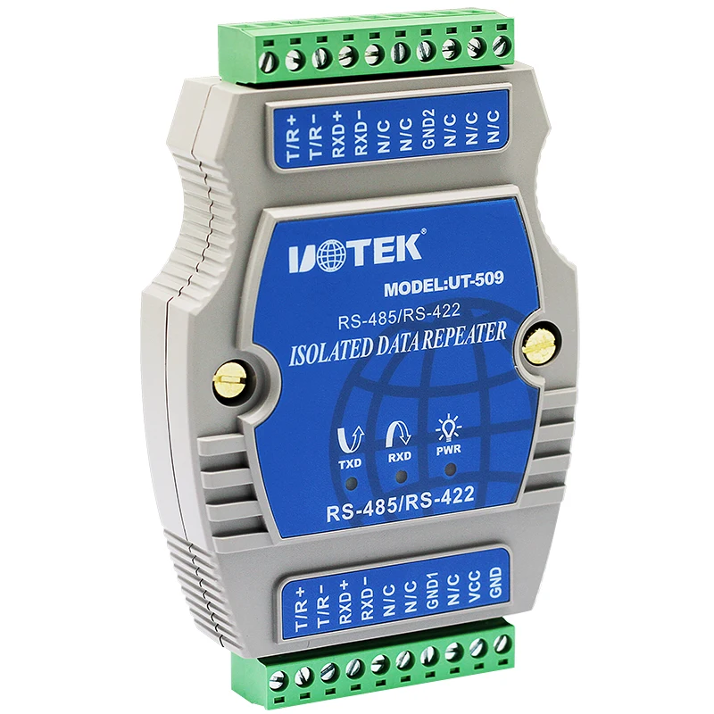 Rs-485/Rs-422 Repeater Ut-509 600W Surge Strike Surge Protection Rs422 485 Repeater Optical Isolator Rs422 Repeater