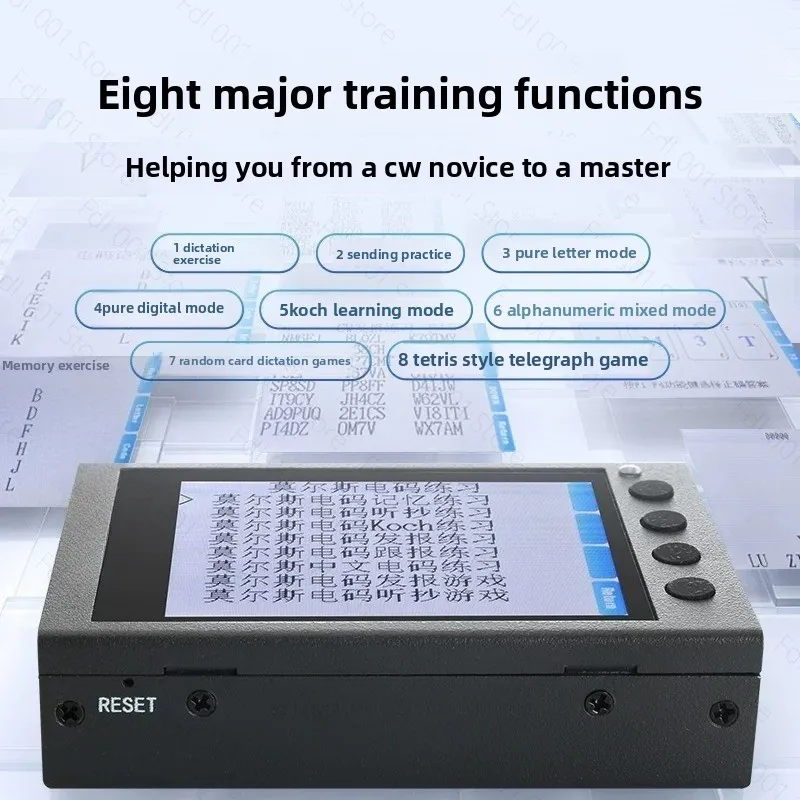 PRO HAM CW Trainer Morse Code Trainer W/ 2.8