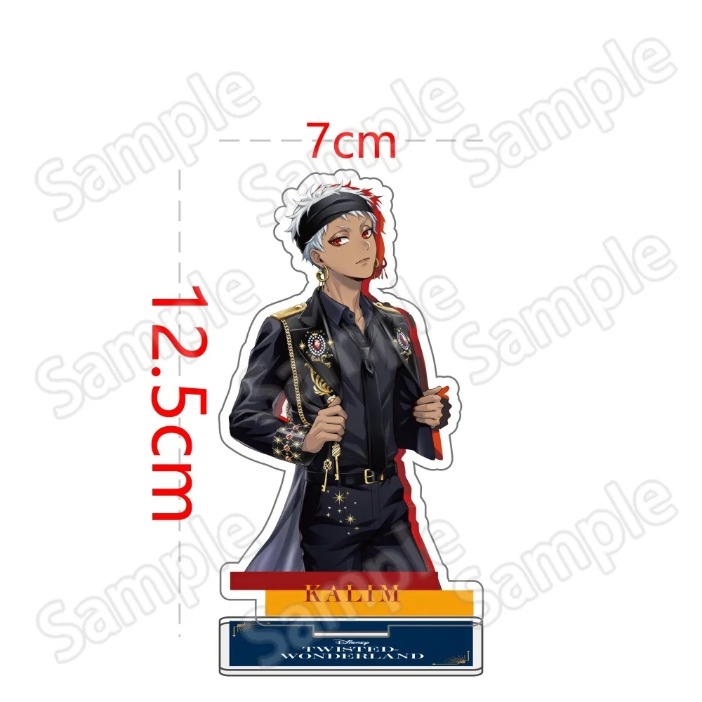 Anime Twisted Wonderland Acryl-Ständer Schlüsselanhänger 10-15cm Spiel Malleus Riddle Azul Idia Vil Leona Schreibtisch-Deko Sammlerstück Fan-Geschenk