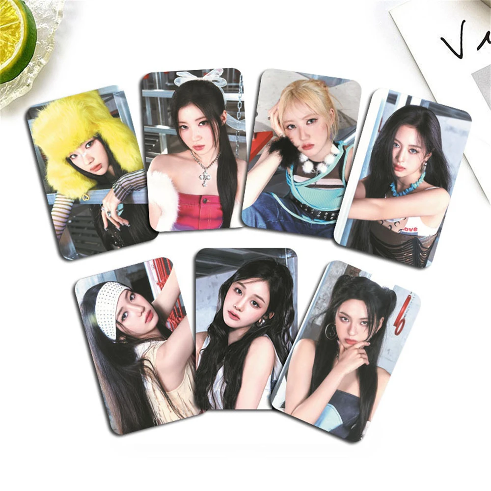 KPOP BABYMONSTER Album DRIP 7Pcs Photocards ASA RAMI RUKA CHIQUITA Double-Sided Lomo Cards Paper Postcard Fans Collection Gift