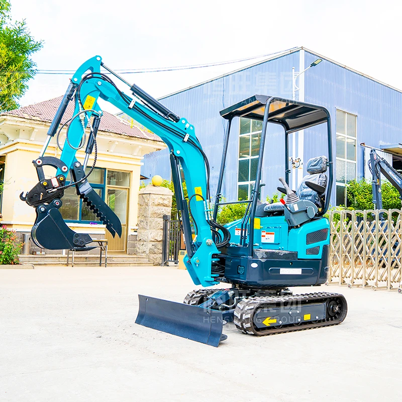 Chinese Mini Excavator 2.5 Ton 2.3Ton 2Ton For Garden Hydraulic Micro Small Digger For Home Mini Digger Customizable For Sale