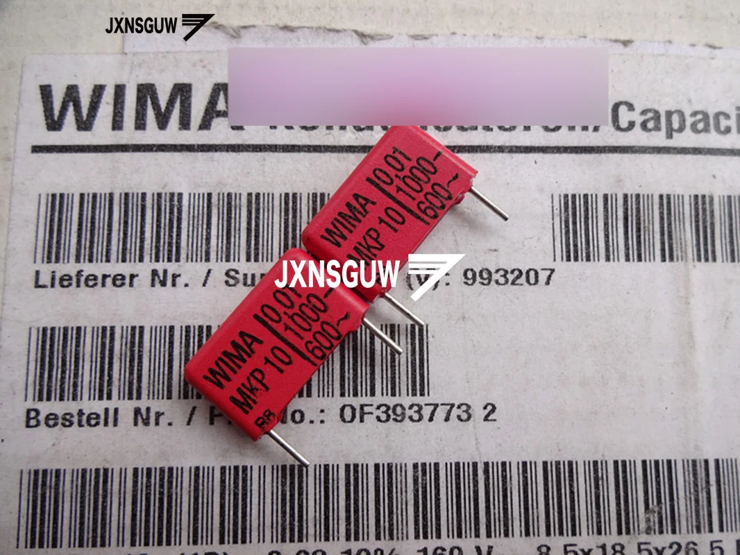 

10PCS Original WIMA MKP10 0.01UF/1000V Film capacitor 103/1000V Electrolytic Capacitor 0.01UF 1KV 10N 103 Red