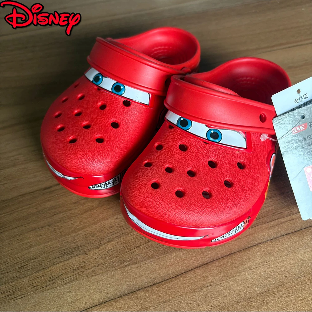 Nieuwe Disney Mcqueens Pix Cartoon Effen Waterbestendig Dwaterdichte Slippers Gat Outdoor Sandalen Casual Sandalen Ademend Eva Volwassene