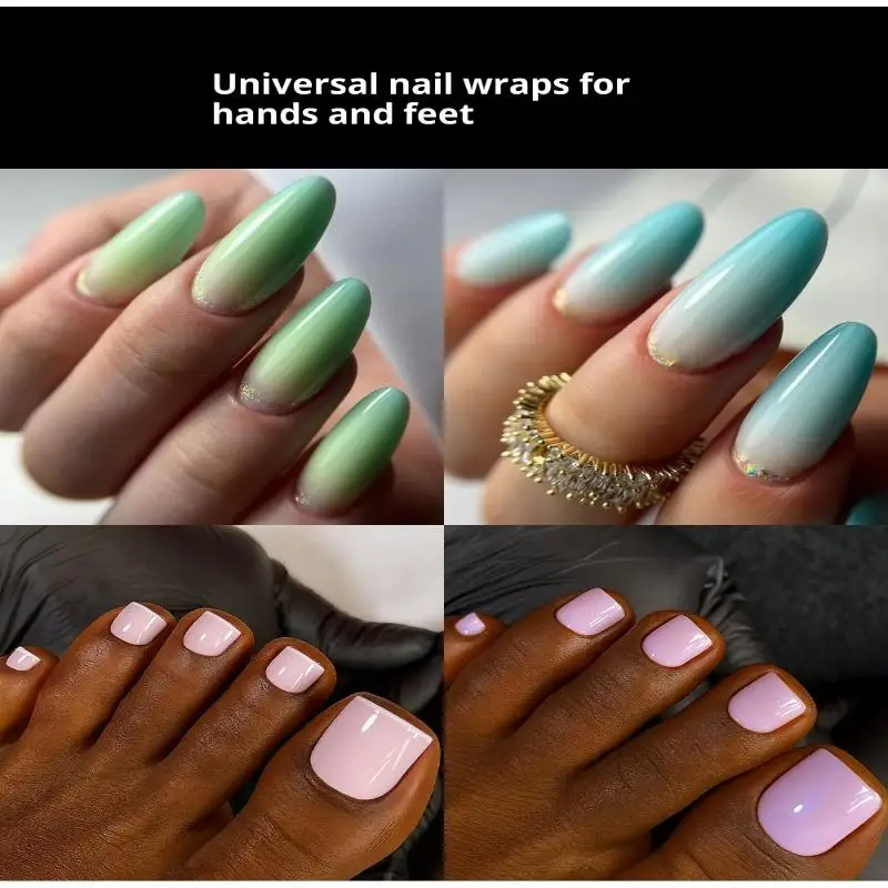 140 stks/doos Volledige Dekking Nep Teennagel Ultra Dunne Clear Druk Op Teen Voet Nagels Tips Kunstmatige Acryl Valse Nail Art manicure Tool