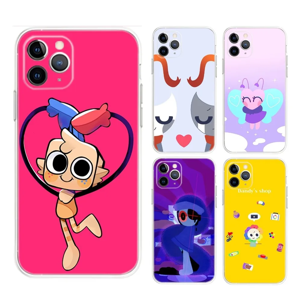 Game Dandys World Phone Case For iPhone Apple 16,15,14,13,12,Mini,11,Pro,Max,Plus,X,XR,XS,8,SE,2020,Plus Transparent Cover