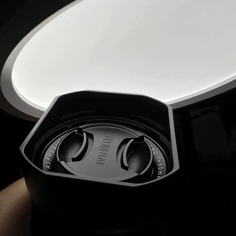 Metal Square Lens Hood for Fujifilm Fujinon XF35mm F1.4 R  XF18mm F2 R  XF60mm F2.4 R Lens