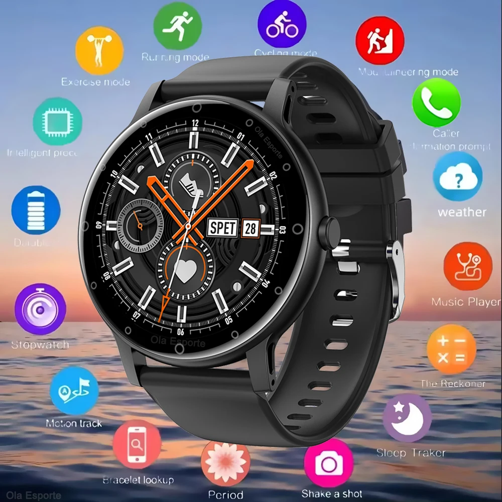 

New Bluetooth Call Smart Watch Men Outdoor Sports Fitness Watches Health Monitoring Waterproof For Android IOS Smartwatch Women