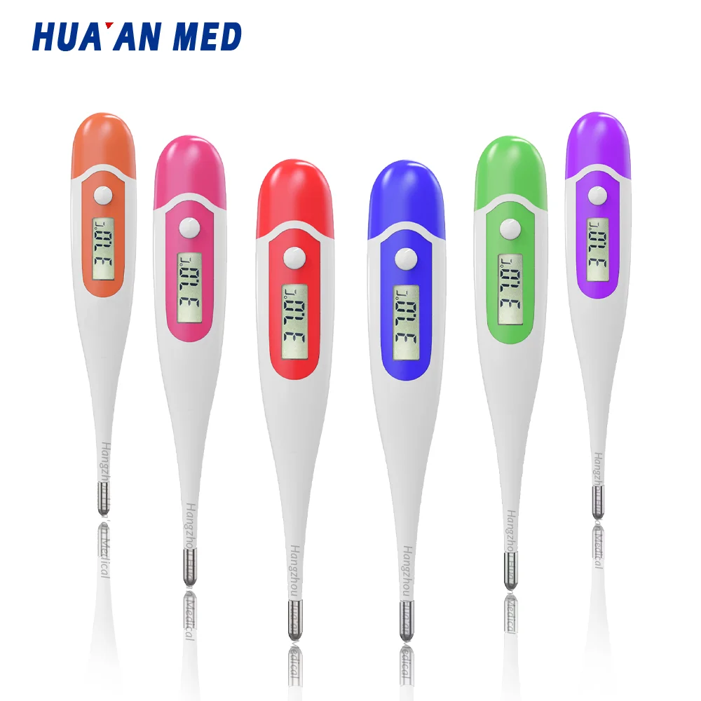 HUA'AN MED Digital Veterinary Thermometer Pet Supply Rectal Fast Thermometer Clinical for Temperature Measuring