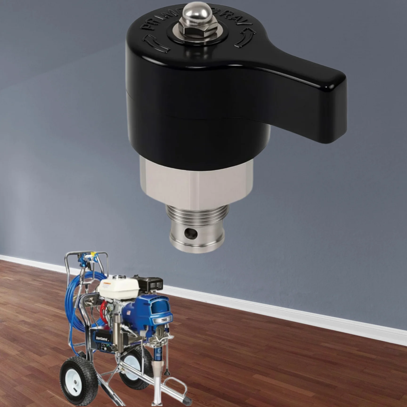 245103-エアレススプレーヤープライムドレンバルブ、graco-5900-7900-695-795-1095に適合、防錆交換キット