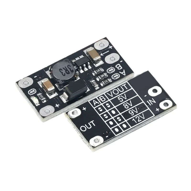 Mini DC-DC Boost Step Up Converter 3V 3.2V 3.3V 3.7V 5V 9V to 12V Voltage Regulator PCB Board Module can set 5V/ 8V/ 9V