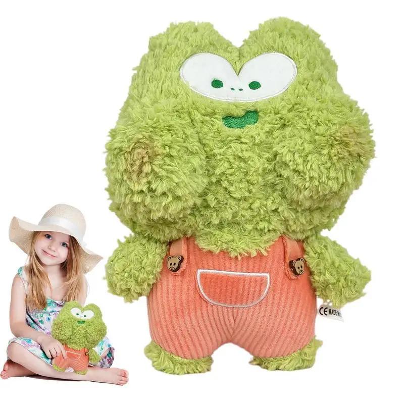 Peluche grenouille drôle pour la maison, animal en peluche, dessin animé, beurre, jouet doux pour la maternelle, 9,45 pouces