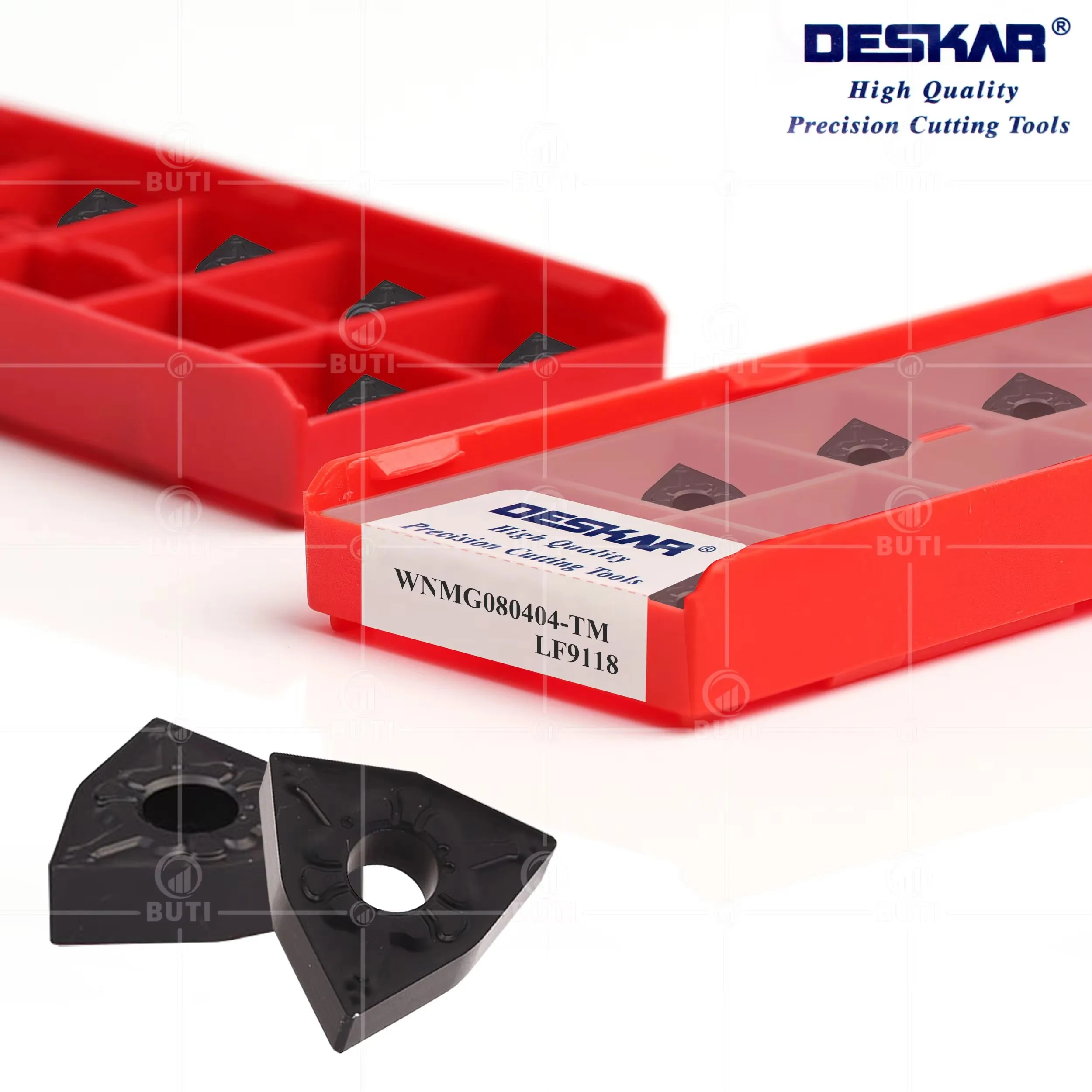 DESKAR 100% Original Turning Blade WNMG080404/080408/080412-TM PR CM CQ HQ ZM PM LF9118 CNC External Turning Tool Carbide Insert