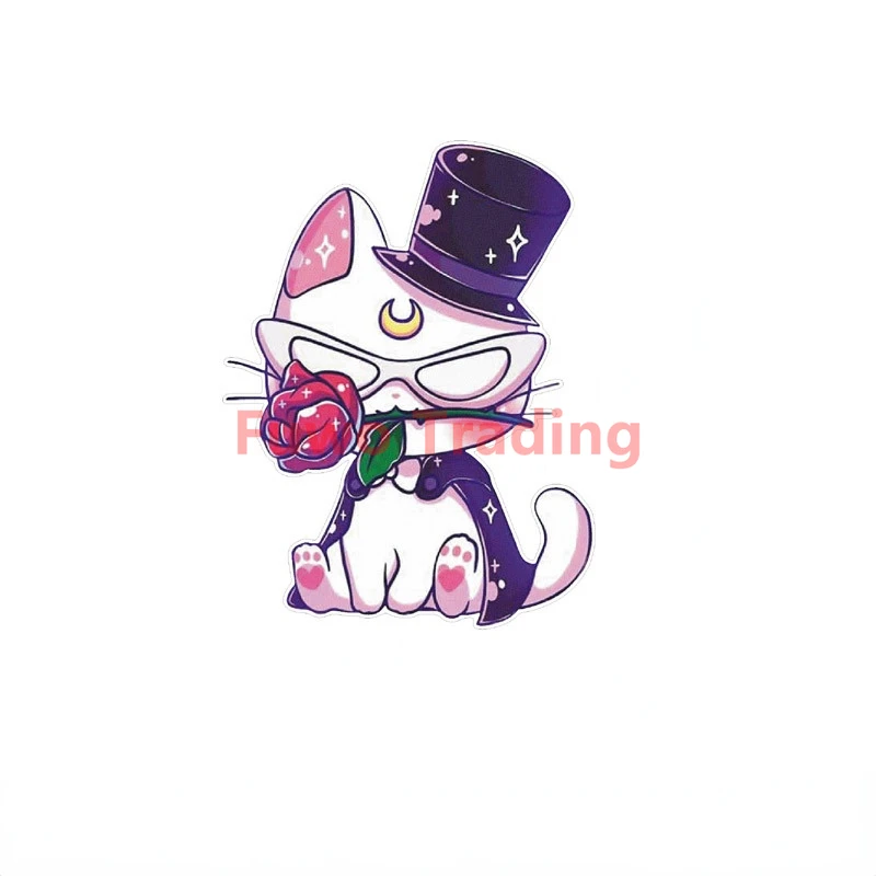 

Fuwo Trading Car Stickers Car Stickers Sailor Moon Tsukino Beauty Lovely Cute Cartoon Reflective Creative Windshield PVC