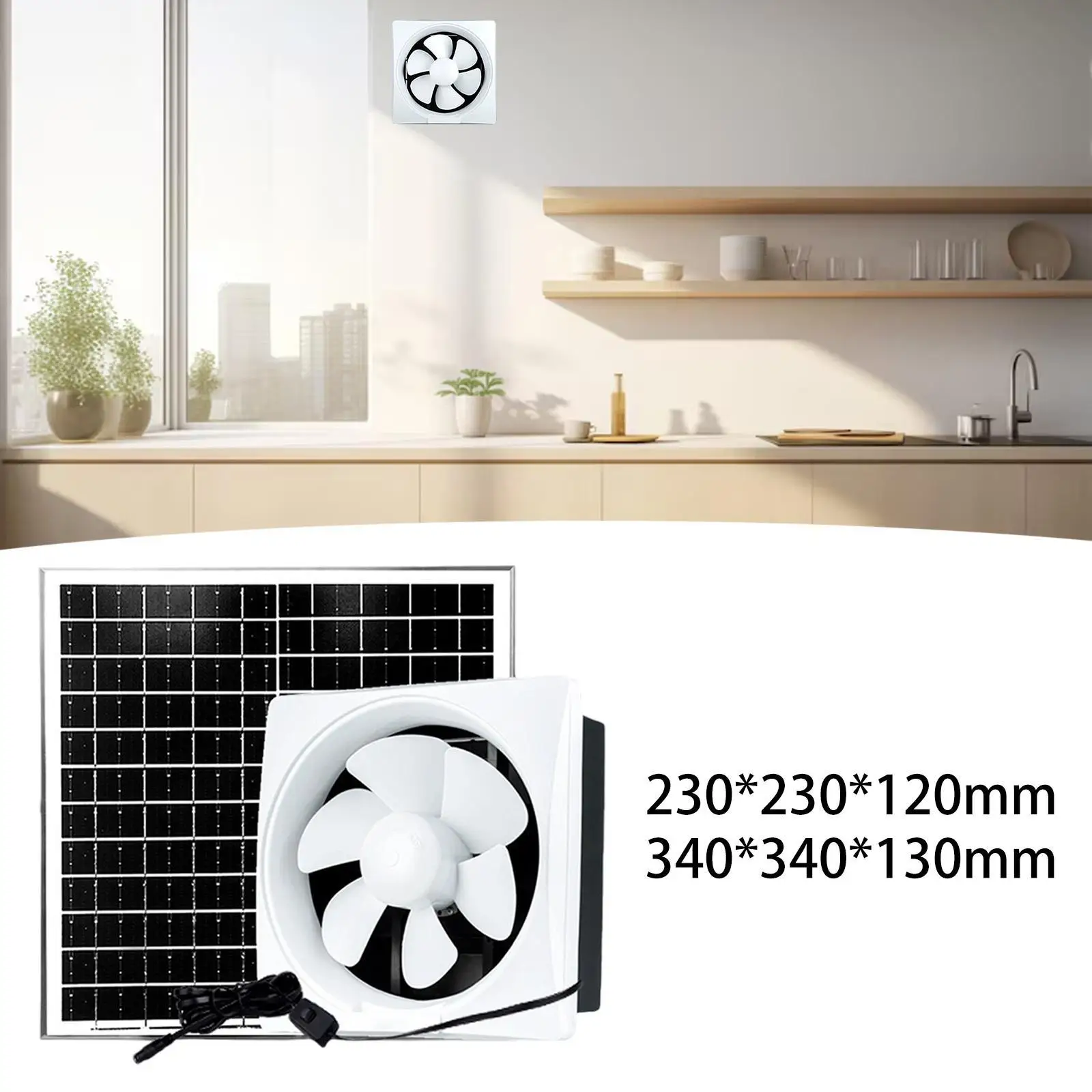 

Комплект вентиляторов на солнечной панели, удобная практичная высокоскоростная вентиляция для настенного крепления для сарая, теплицы, домашнего курятника на открытом воздухе