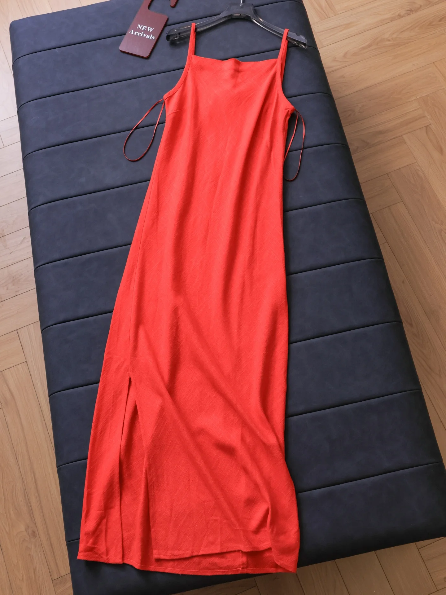 Linen Dress Wrap - Linen Blend Slim Fit Side Slit