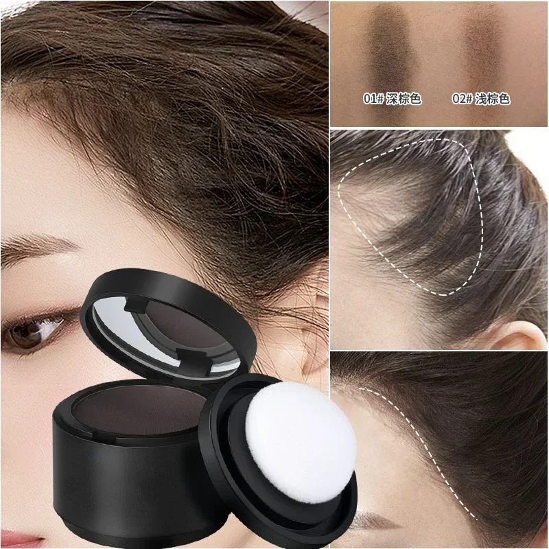 4 Colors Hair Line Powder Instantly Black Brown Root Cover Up Hair Coverag Paint Repair Fill in Hair Shadow Color Mixer