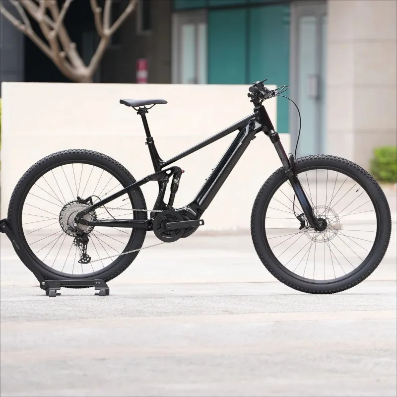 2026 New EM6 3rd Full Suspension EMTB M430 500W 750W Mid Drive 48V 15Ah 720WH Battery  12S Aluminum Frame Ebike