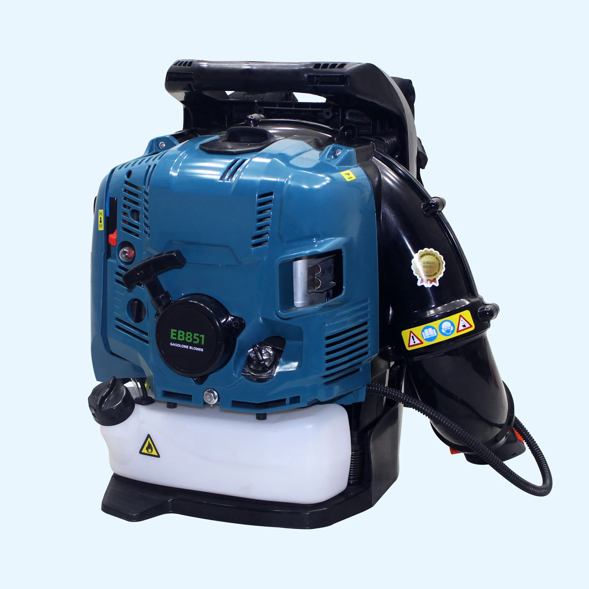 Imagem -06 - High Power Wind Fire Extintor Snow Blower Gasolina Four-stroke Gasolina Air Blower Knapsack Leaf Eb851 78cc