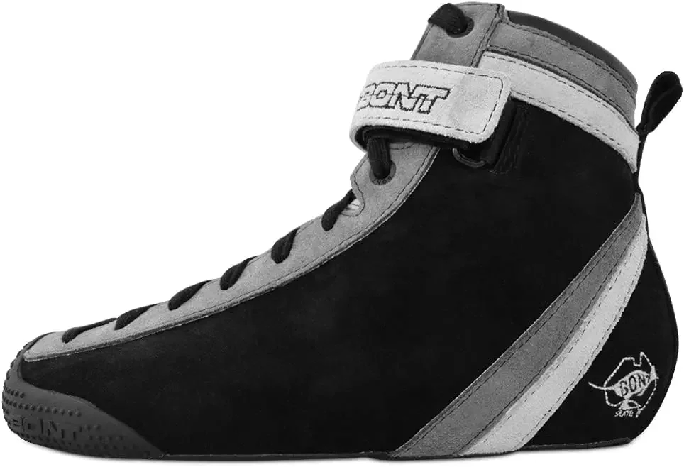 Parkstar Black Suede Professional Roller Skates for Park Ramps Bowls Street - Rollerskates for Outdoor and Indoor Skating